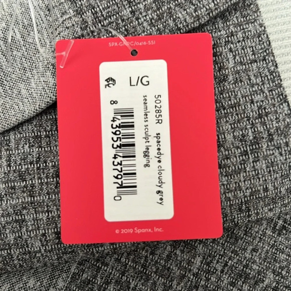 Spanx Look At Me Now Seamless Sculpt Casual Legging Spacedye cloudy grey Large - Picture 8 of 10